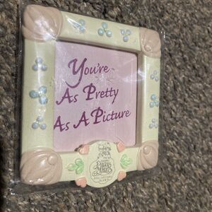 Precious Moments "You're As Pretty As A Picture" Frame Holder W/Magnet Sealed